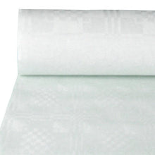 Lade das Bild in den Galerie-Viewer, PAPSTAR Papiertischtuch Damastprägung, 100 m x 1 m, weiss | Folie (1 Rolle)
