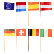 Lade das Bild in den Galerie-Viewer, PAPSTAR Deko-Picker 8 cm "Nationen", ideal für Feiern und Events | Beutel (50 Stück)
