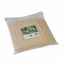 Lade das Bild in den Galerie-Viewer, PAPSTAR Schaschlikspieße Holz "pure" Ø 3 mm, 20 cm lang | Folie (1000 Stück)
