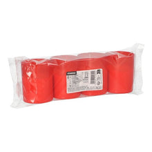 Lade das Bild in den Galerie-Viewer, PAPSTAR Grablichte "Stundenbrenner" rot, Ø 5 cm, 6,5 cm hoch | Folie (4 Stück)
