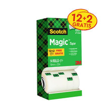 Lade das Bild in den Galerie-Viewer, Scotch® Magic™ Unsichtbares Klebeband, Vorteilspack 14 Rollen, 19 mm x 33 m | Packung (1 Stück)
