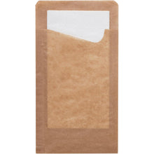 Lade das Bild in den Galerie-Viewer, Snack Sacchetto mit weißer 2-lg. Serviette Braun Papier
