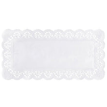 Lade das Bild in den Galerie-Viewer, PAPSTAR Spitzenpapiere eckig 34x17 cm, weiß, ideal für Dekoration | Folienbeutel (250 Stück)
