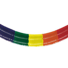 Lade das Bild in den Galerie-Viewer, PAPSTAR Großraumgirlande Papier 10 m, schwer entflammbar, Regenbogen | Beutel (1 Stück)
