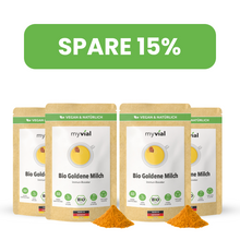 Lade das Bild in den Galerie-Viewer, Bio Goldene Milch Latte mit 10 ayurvedischen Superfoods
