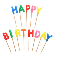 Lade das Bild in den Galerie-Viewer, PAPSTAR Buchstabenkerzen "Happy Birthday", 8 cm, festliche Deko | Blister (1 Stück)
