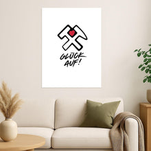 Lade das Bild in den Galerie-Viewer, „Glück Auf“ – Retro Poster mit Geschichte &amp; Herz
