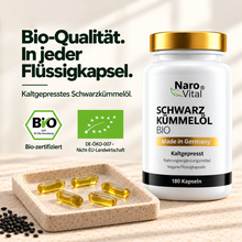 Lade das Bild in den Galerie-Viewer, Bio Schwarzkümmelöl Kapseln
