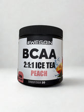 Lade das Bild in den Galerie-Viewer, #WEGAIN - BCAA Pulver Ice Tea Peach- 200 g
