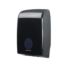 Lade das Bild in den Galerie-Viewer, Aquarius™ Spender für gefaltete Handtücher - Interfold / Schwarz - 1 Dispenser | Karton (1 Spender)
