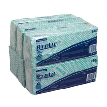 Lade das Bild in den Galerie-Viewer, WypAll® X50 Critical Clean - Interfold / Grün - 6 Bags  x 50 Sheets | Karton (6 Beutel)
