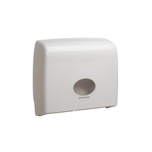 Lade das Bild in den Galerie-Viewer, Aquarius™ Toilet Tissue Spender - Jumbo Non-Stop / Weiß - 1 Dispenser | Karton (1 Spender)
