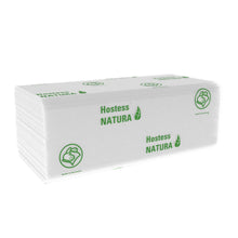 Lade das Bild in den Galerie-Viewer, Hostess™ NATURA™ Handtücher - C-Falzung / Weiß /M - 20 Clips  x 140 Sheets | Karton (20 Päckchen)
