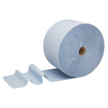 Lade das Bild in den Galerie-Viewer, WypAll® L20 Papierwischtuch für Instandhaltungsarbeiten - Großrolle - Extra breit / Blau - 1 Roll  x 1000 Sheets | Karton (1 Rolle)
