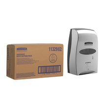 Lade das Bild in den Galerie-Viewer, Kimberly-Clark Professional™ Elektronischer Hautpflegespender, berührungslose Abgabe - Kassette / Verchromt /1.2 Ltr - 1 Dispenser | Karton (1 Spender)
