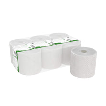 Lade das Bild in den Galerie-Viewer, Hostess™ NATURA Rollenhandtücher - Rolle / Natur - 6 Rolls  x 1 Sheet | Karton (6 Rollen)
