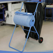 Lade das Bild in den Galerie-Viewer, Kimberly-Clark Professional™ Mobiler Ständer für Wischtuchrollen - Großrolle / Blau - 1 Dispenser | Karton (1 Spender)
