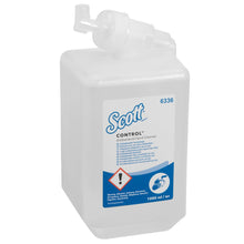 Lade das Bild in den Galerie-Viewer, Scott® Control™ Antibakterieller Handreiniger - Kassette / Transparent /1 Ltr - 6 Cassettes | Karton (6 Kartuschen)
