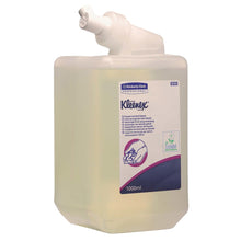 Lade das Bild in den Galerie-Viewer, Kleenex® Sanfte Waschlotion - Kassette / Transparent /1 Ltr - 6 Cassettes | Karton (6 Kartuschen)
