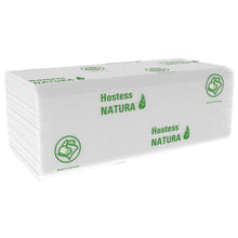 Lade das Bild in den Galerie-Viewer, Hostess™ NATURA™ Handtücher - gefaltet / Weiß /Groß - 20 Clips  x 84 Sheets | Karton (20 Päckchen)
