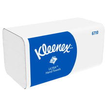 Lade das Bild in den Galerie-Viewer, Kleenex® Ultra™ Falthandtücher - Interfold / Weiß - 15 Clips  x 96 Sheets | Karton (15 Päckchen)
