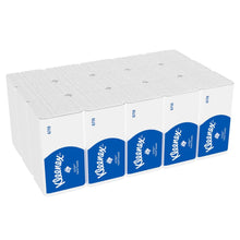 Lade das Bild in den Galerie-Viewer, Kleenex® Ultra™ Falthandtücher - Interfold / Weiß - 15 Clips  x 96 Sheets | Karton (15 Päckchen)
