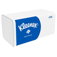 Lade das Bild in den Galerie-Viewer, Kleenex® Falthandtücher - Interfold / Weiß - 15 Clips  x 186 Sheets | Karton (15 Päckchen)
