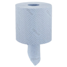 Lade das Bild in den Galerie-Viewer, WypAll® L20 Papierwischtuch für Instandhaltungsarbeiten - Zentralentnahme  / Blau /2-lagig - 6 Rolls  x 400 Sheets | Karton (6 Rollen)
