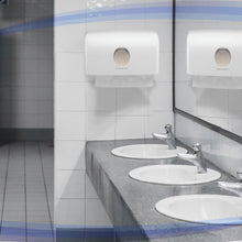Lade das Bild in den Galerie-Viewer, Aquarius™ Spender für gefaltete Handtücher - MultiFold / Weiß /Klein - 1 Dispenser | Karton (1 Spender)
