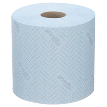 Lade das Bild in den Galerie-Viewer, WypAll® L10 Papierwischtuch für Lebensmittel &amp; Hygiene - Zentralentnahme  / Blau /1-lagig - 6 Rolls  x 800 Sheets | Karton (6 Rollen)
