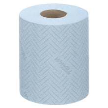 Lade das Bild in den Galerie-Viewer, WypAll® Reach™ Papierwischtuch für die Reinigung im Service &amp; Einzelhandel - Zentralentnahme  / Blau - 6 Rolls  x 280 Sheets | Karton (6 Rollen)
