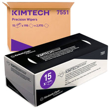 Lade das Bild in den Galerie-Viewer, Kimtech® Science Präzisionstücher - Zupfbox / Weiß /Groß - 15 Cartons  x 196 Sheets | Karton (15 Boxen)
