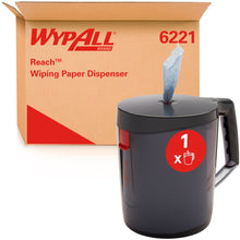 Lade das Bild in den Galerie-Viewer, WypAll® Reach™ Centrefeed Dispenser - Schwarz - 1 Dispenser | Karton (1 Spender)
