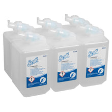 Lade das Bild in den Galerie-Viewer, Scott® Anti Bac Foam Soap - Kassette / Transparent /1 Ltr - 6 Cassettes | Karton (6 Kartuschen)
