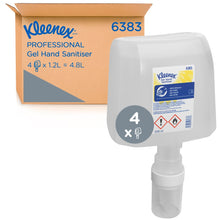 Lade das Bild in den Galerie-Viewer, Kleenex® Extra Gel Händedesinfizieren - Kassette / Transparent /1.2 Ltr - 4 Electronic Cassettes | Karton (4 Kartuschen)
