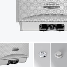 Lade das Bild in den Galerie-Viewer, Kimberly-Clark Professional™ Icon™ Elektronischer Hautpflegespender, berührungslose Abgabe - Kassette / Silver Mosaic /1.2 l -
