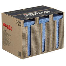 Lade das Bild in den Galerie-Viewer, WypAll® ForceMax Wischtücher - Viertelgefaltet / Blau /33.50 x 34.50 cm - 1 Dispenser Box  x 480 Sheets | Karton (1 Spenderbox)
