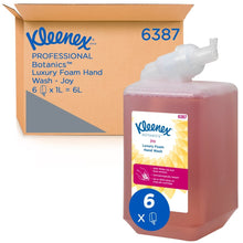 Lade das Bild in den Galerie-Viewer, Kleenex® Botanics™ Luxury Foam Hand Wash - 1 Liter Kassette / Rot /1 l - 6 Cassettes | Karton (6 Kartuschen)
