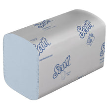 Lade das Bild in den Galerie-Viewer, Scott® Control™ Falthandtücher - Interfold / Blau /Mittel - 15 Clips  x 240 Sheets | Karton (15 Päckchen)
