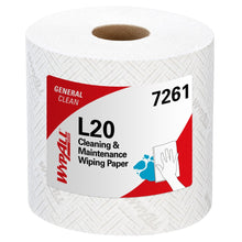 Lade das Bild in den Galerie-Viewer, WypAll® L20 Papierwischtuch - Zentralentnahme  / Weiß /2-lagig - 6 Rolls  x 550 Sheets | Karton (6 Rollen)
