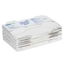 Lade das Bild in den Galerie-Viewer, Scott® Toilettensitzauflagen - Weiß - 24 Bags  x 125 Packs | Karton (24 Beutel)
