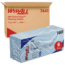 Lade das Bild in den Galerie-Viewer, WypAll® X50 Wischtücher - Interfold / 41.80 cm x 24.70 cm
