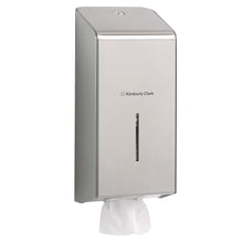 Lade das Bild in den Galerie-Viewer, Kimberly-Clark Professional™ Toilet Tissue Spender - Edelstahl - 1 Dispenser | Karton (1 Spender)
