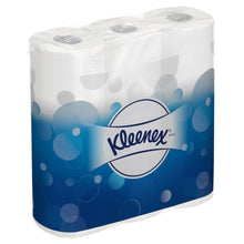 Lade das Bild in den Galerie-Viewer, Kleenex® Toilettenpapierrollen - Kleinrollen / Weiß - 8 Packs  x 9 small rolls  x 195 Toilet Tissue Sheets | Karton (8 Päckchen)
