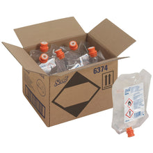 Lade das Bild in den Galerie-Viewer, Scott® Reiniger für Toilettensitze und andere Oberflächen - Spenderbeutel / Transparent /400ml - 6 pouches | Karton (6 Beutel)
