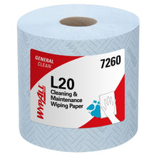 Lade das Bild in den Galerie-Viewer, WypAll® L20 General Clean - Centrefeed for Reach+™ / Blau /2-lagig - 6 Rolls  x 550 Sheets | Karton (6 Rollen)
