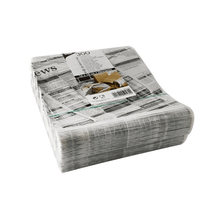 Lade das Bild in den Galerie-Viewer, PAPSTAR Hamburger-Tüten "Newsprint", fettdicht, 16x18 cm | Packung (300 Stück)
