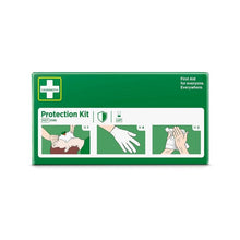 Lade das Bild in den Galerie-Viewer, Schutzset (inkl. handschuhe, safety skin cleanser, atemmaske mit einwegventil) | Packung (1 Stück)
