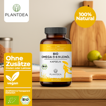 Lade das Bild in den Galerie-Viewer, Bio Omega-3-6-9-Leinöl Kapseln
