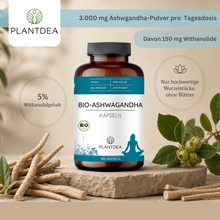 Lade das Bild in den Galerie-Viewer, Bio Ashwagandha Kapseln

